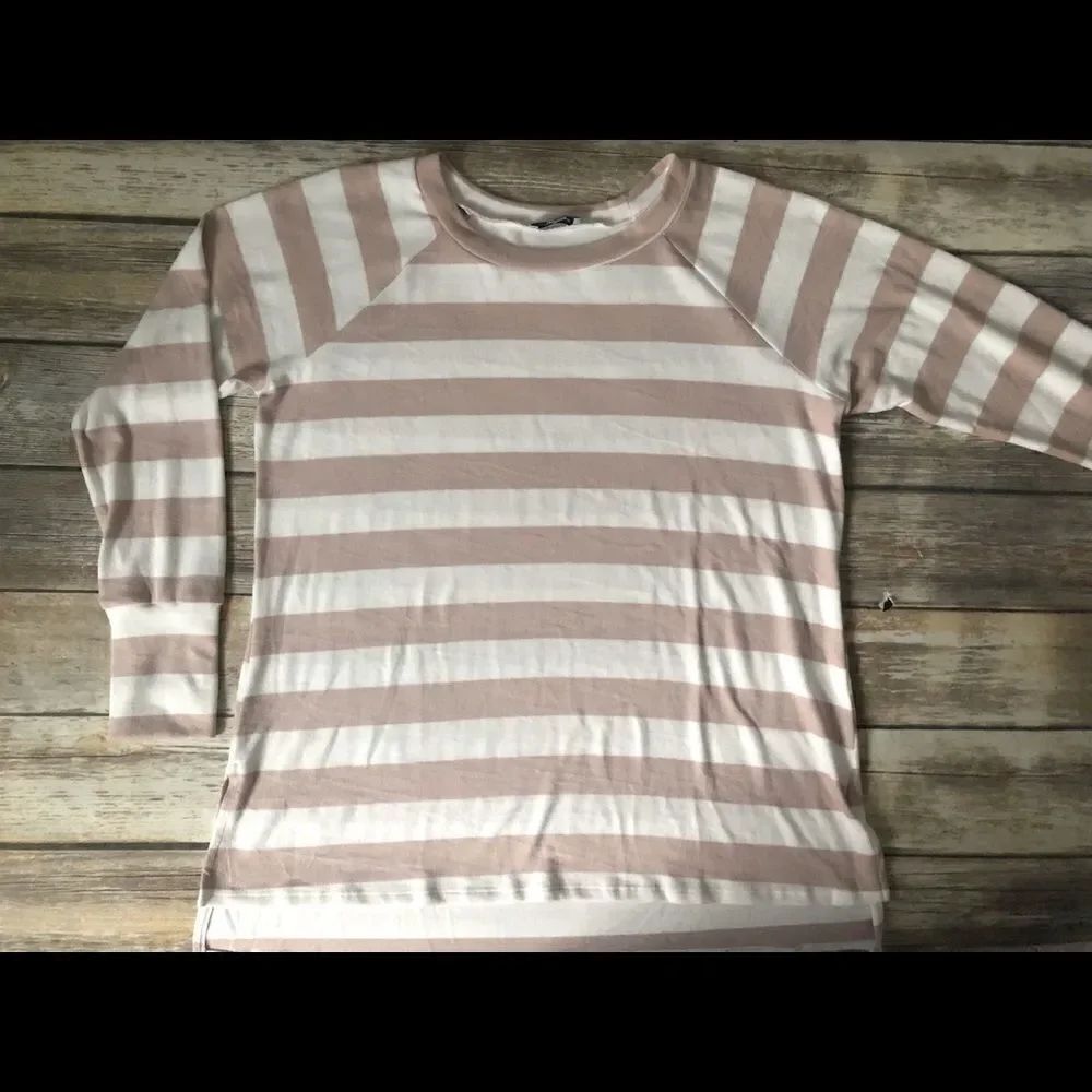 Mauve striped Top